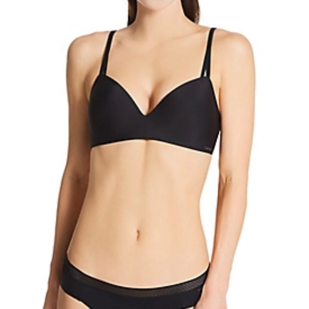 NWT Calvin Klein Seductive Comfort Lift Demi Wireless Bra SIZE 38C